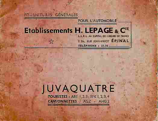 CATALOGUE LEPAGE