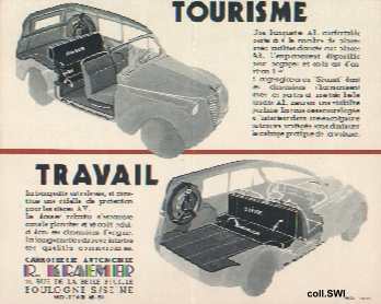 Siége suplémentaire + 2 glaces latérales par Kraemer