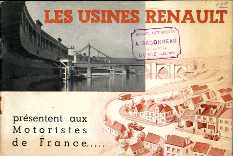 Catalogue sans date de présentation aux motoristes de FRANCE